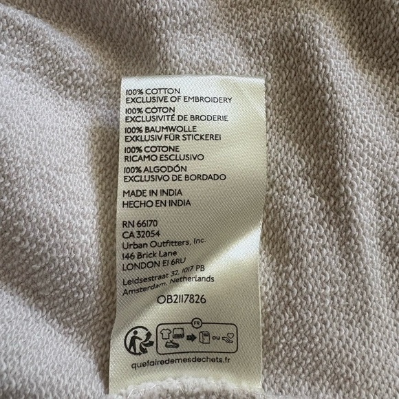 Free People Marty Smocked Mini Dress NWT Medium Cream - Picture 10 of 13